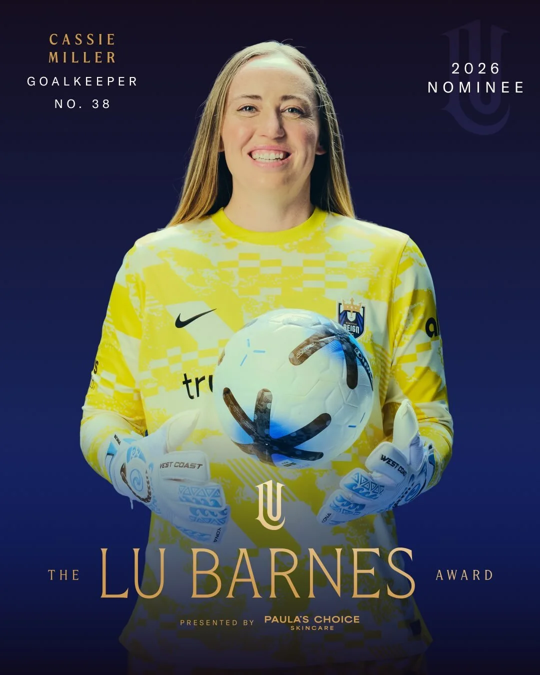 Full of heart 💙

Cassie Miller has been nominated for this year&rsquo;s Lu Barnes Award, presented by @paulaschoice, for the care and love she brings to the club and community. Dedicated, giving, and resilient, Cassie is there when you need her &mda