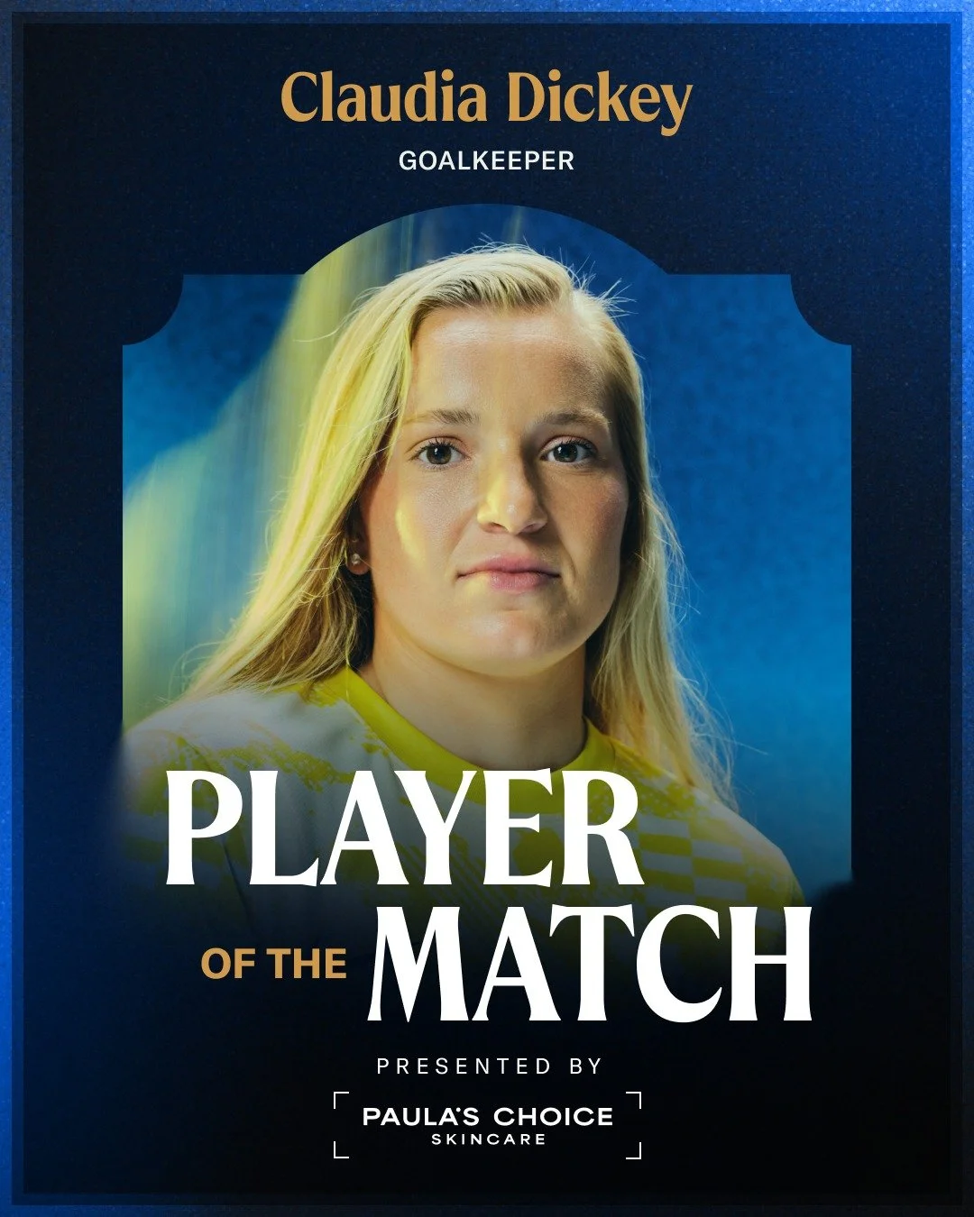 An absolute brick wall 🧱 @claudiadickey_ 

Setting a single-season career high of 8 clean sheets, Claudia Dickey is tonight&rsquo;s Player of the Match.