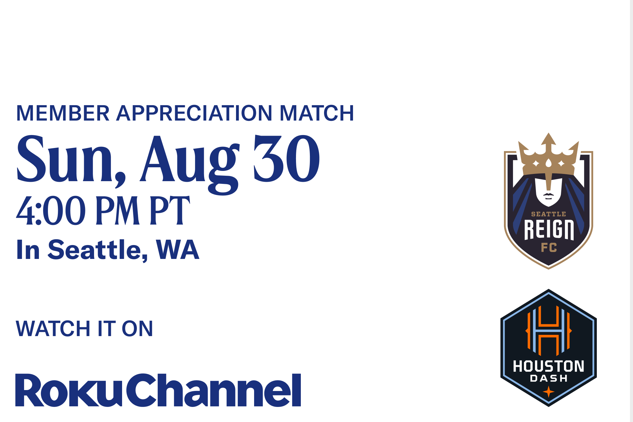 reign fc logo and houston dash logo