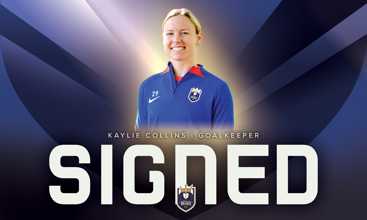 Seattle Reign FC signs goalkeeper Kaylie Collins as short-term replacement player