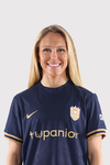 Reign FC forward Brittany Ratcliffe in the reflection kit