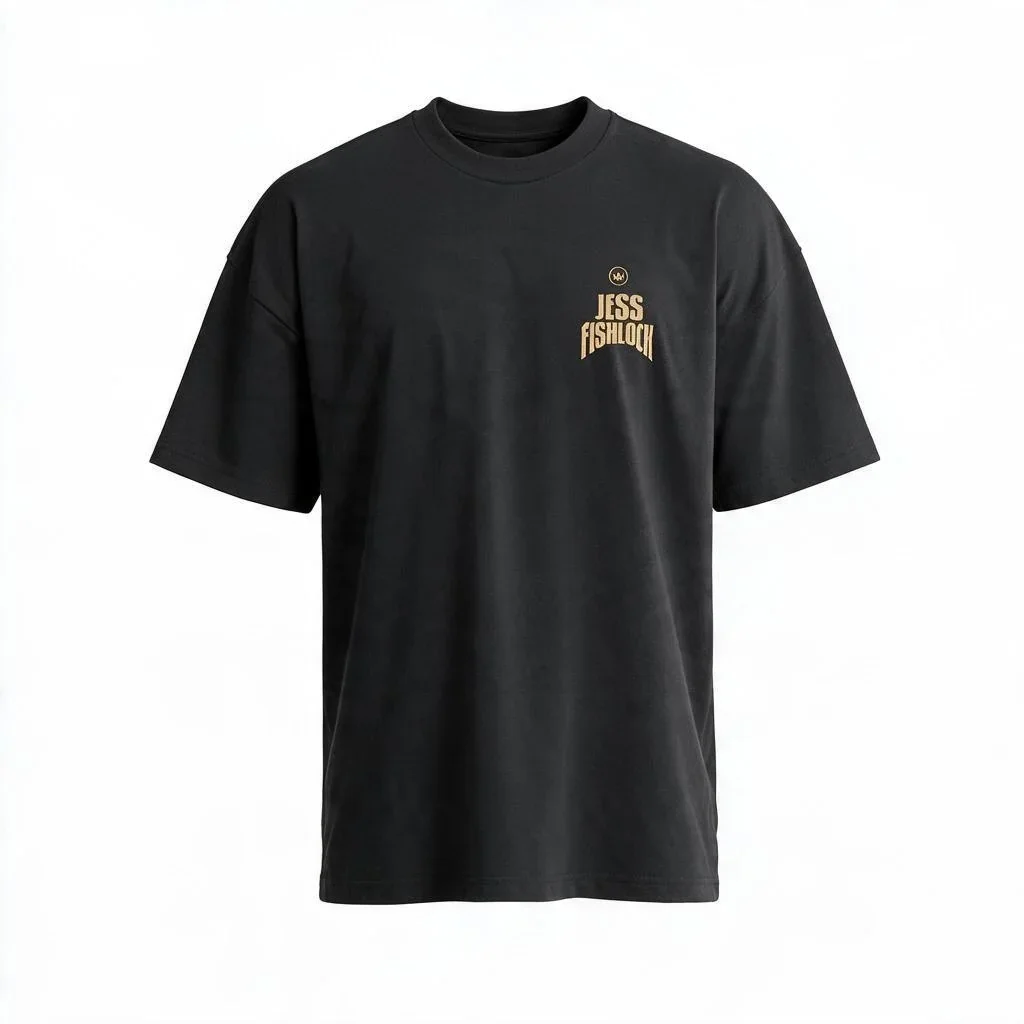 Seattle Reign FC Jess Fishlock monogram T-shirt

Wear the crown. The monogram T-shirt is part of the collection marking Jess Fishlock’s retirement. It honors one of the club’s original players and its captain, who has played for Reign FC since 2013.

The front features a simple Gothic rendering of her name on the left chest. On the back, a striking oversized gold JF monogram shaped like a Welsh dragon is topped with a crown—a tribute to a player who gave the club fourteen seasons and wore the crown throughout.