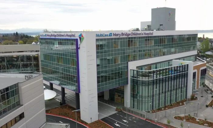 MultiCare Mary Bridge children's hospital building wide shot