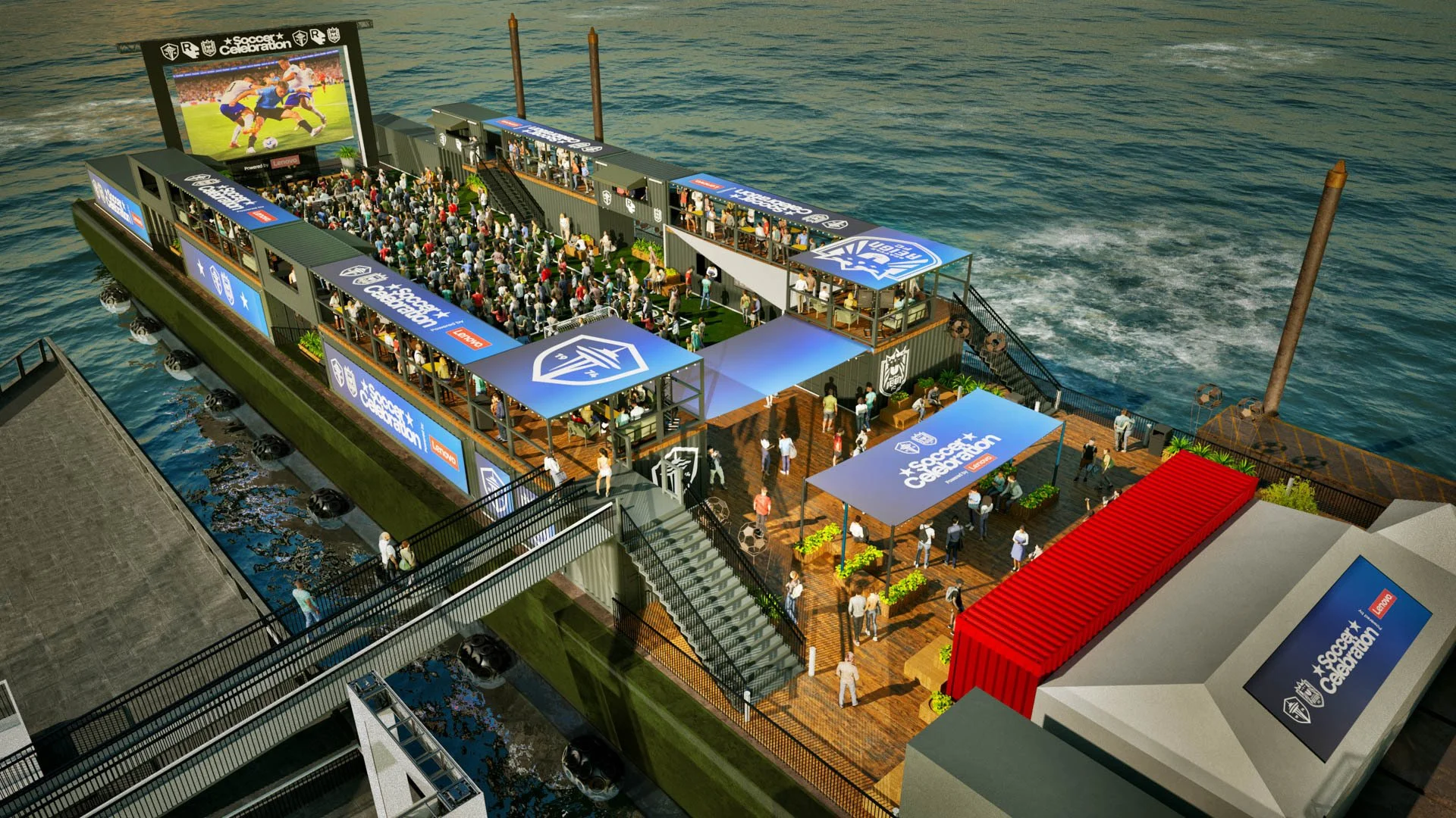 rendering of SSC barge top