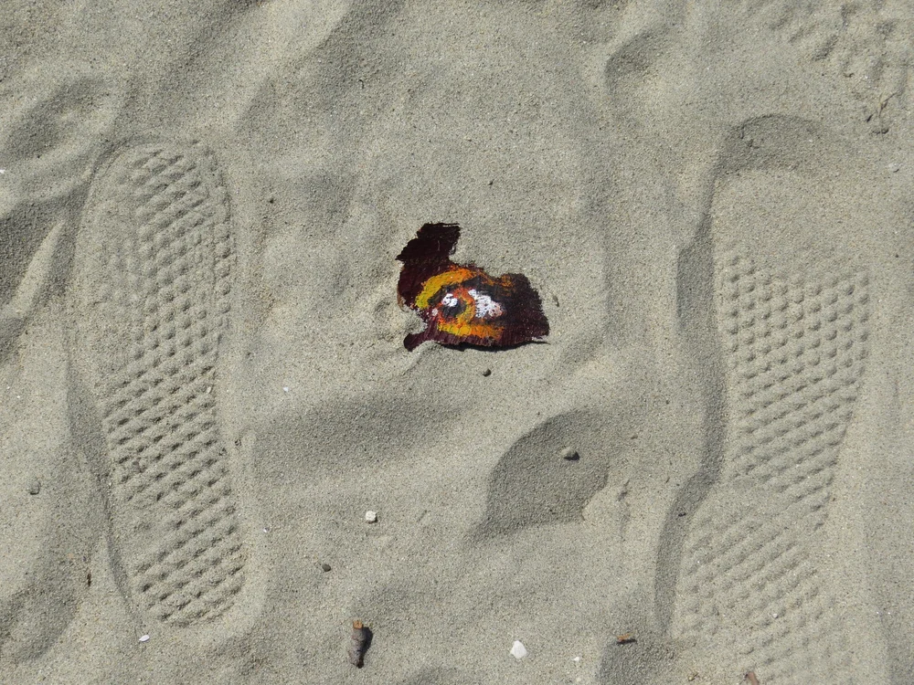 Mx. Burlap Travels Series 1: (Eyes Looking Between Nature)