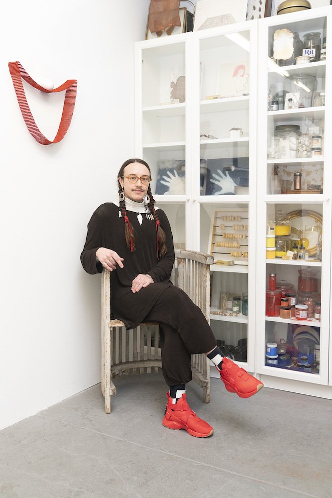 photo of Miller Robinson, a Karuk/Yurok artist