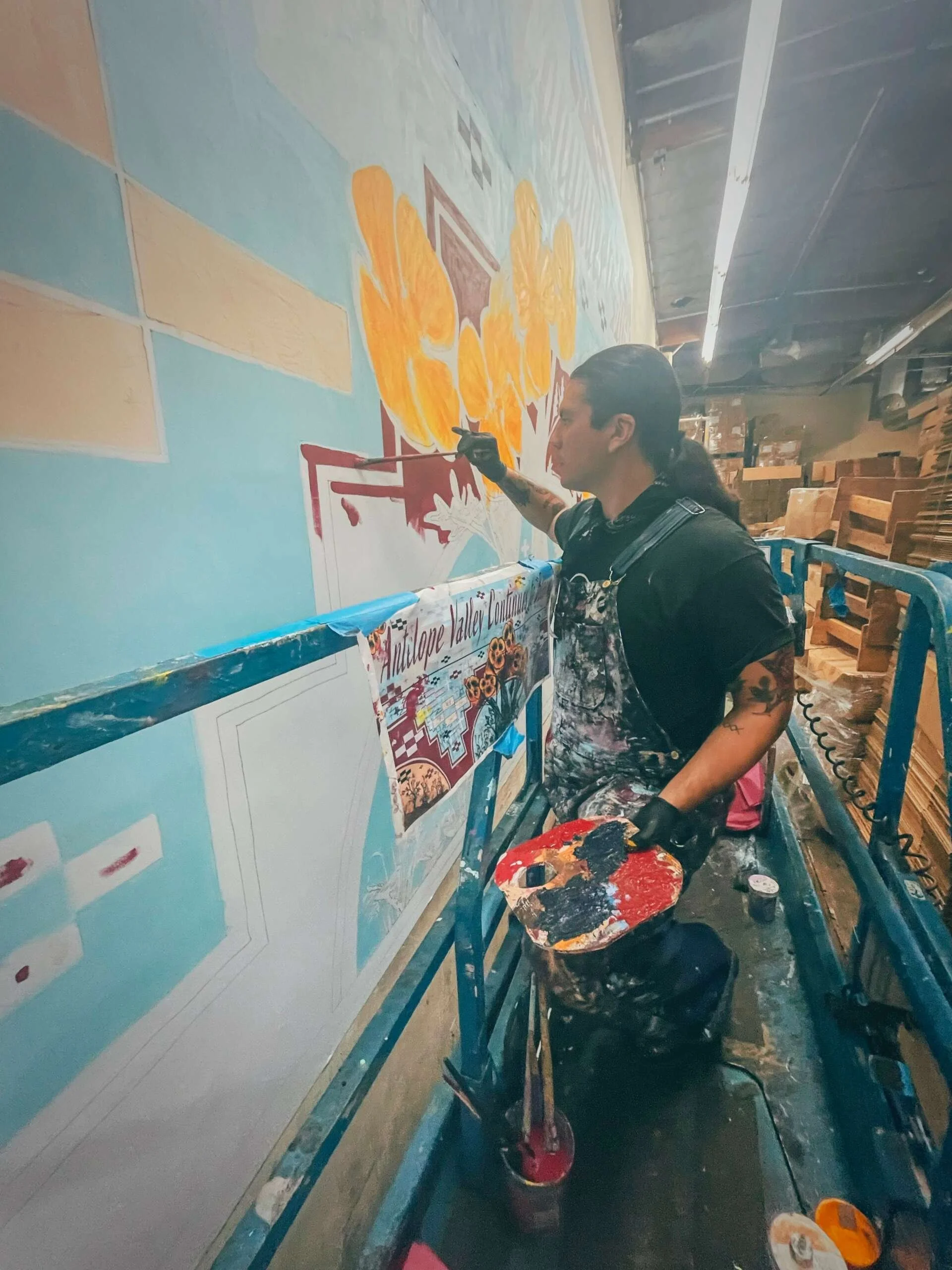 photo of Tongva artist River Garza