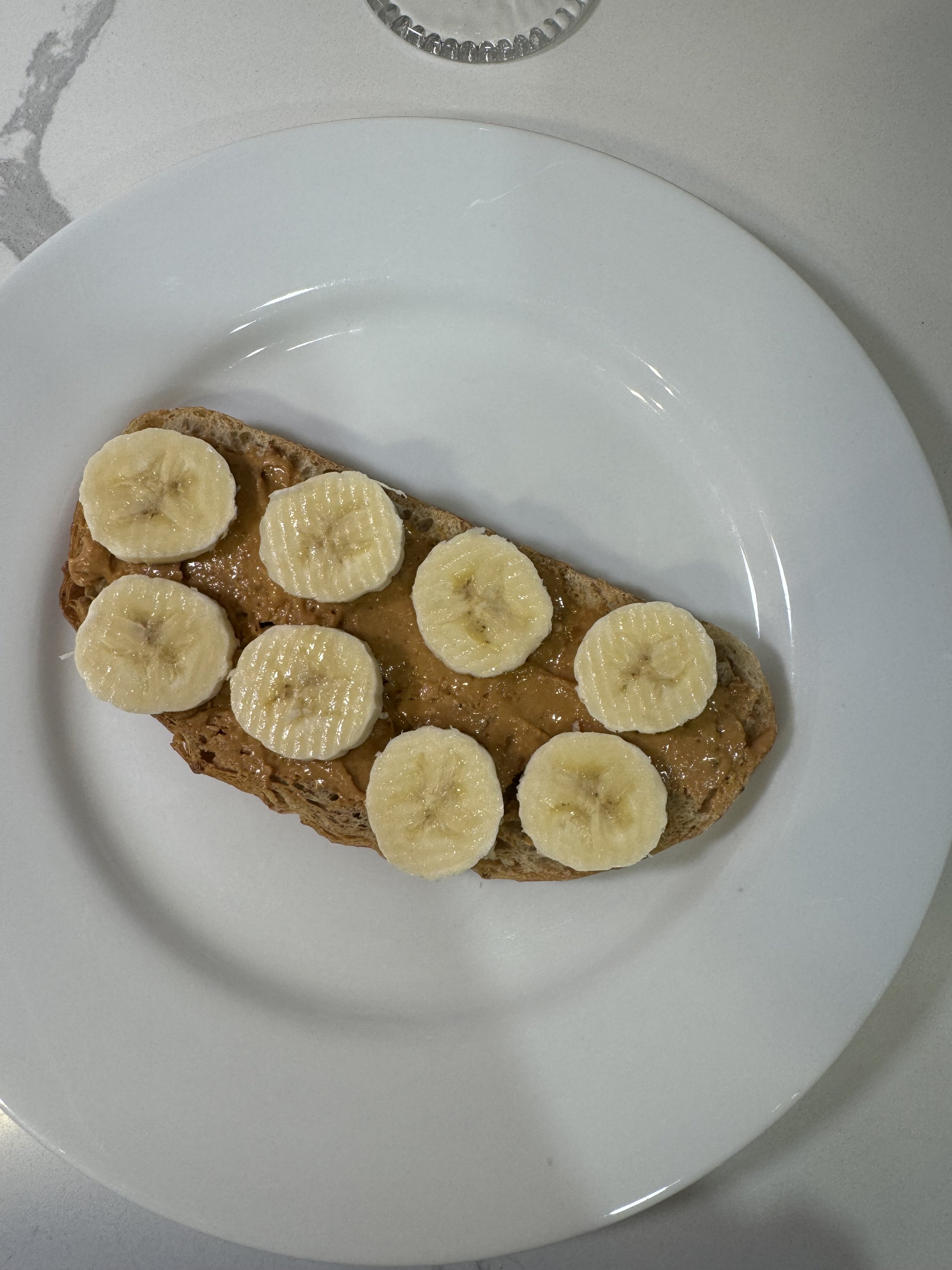 Banana PB Sourdough Toast