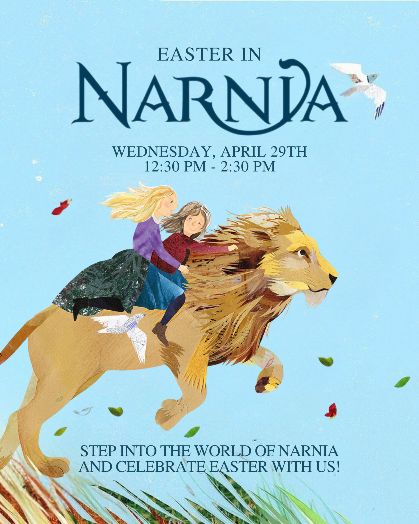 Easter in Narnia graphic