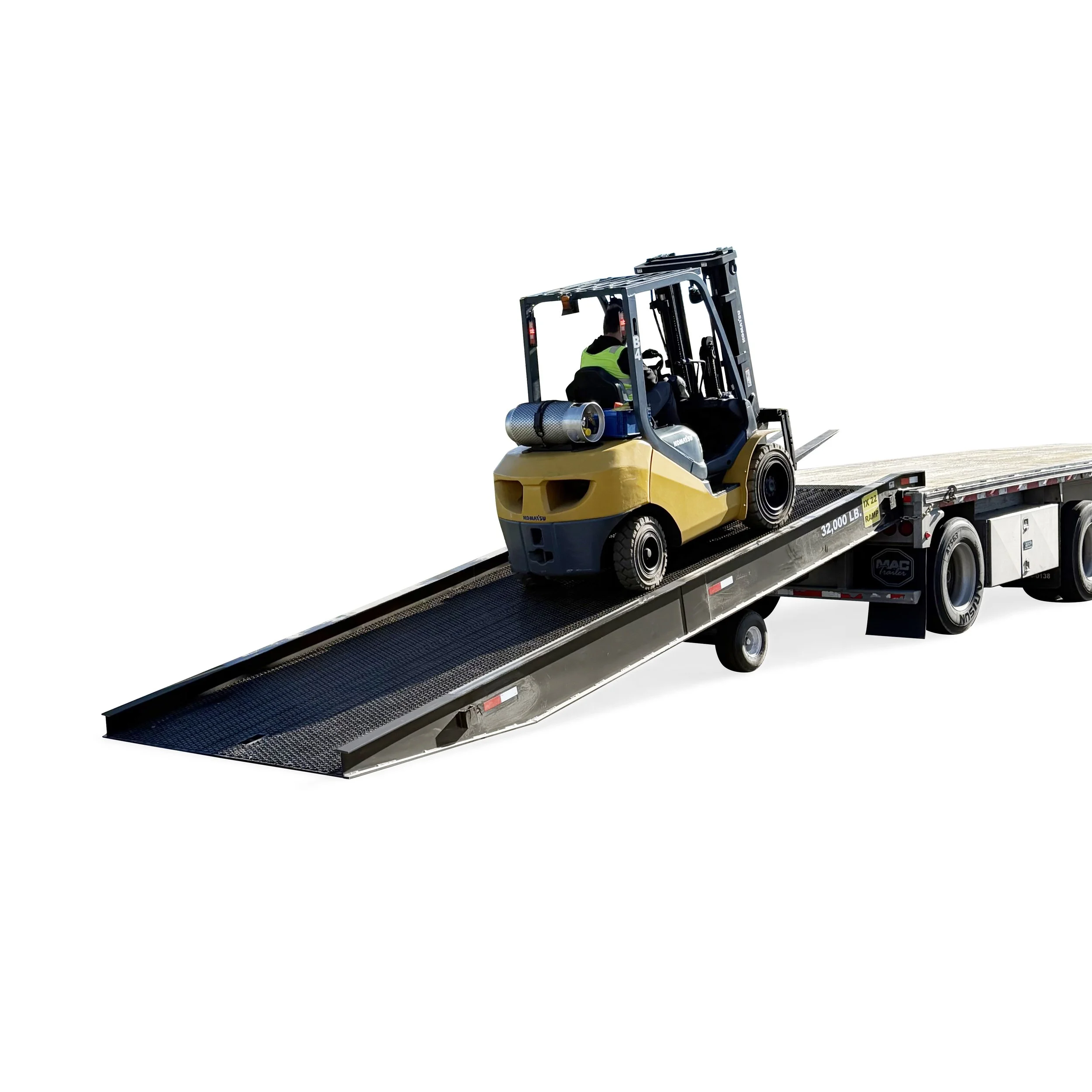 ix22 32,000lbs Portable Yard Ramp 22-Ft - Loading Dock Ramp