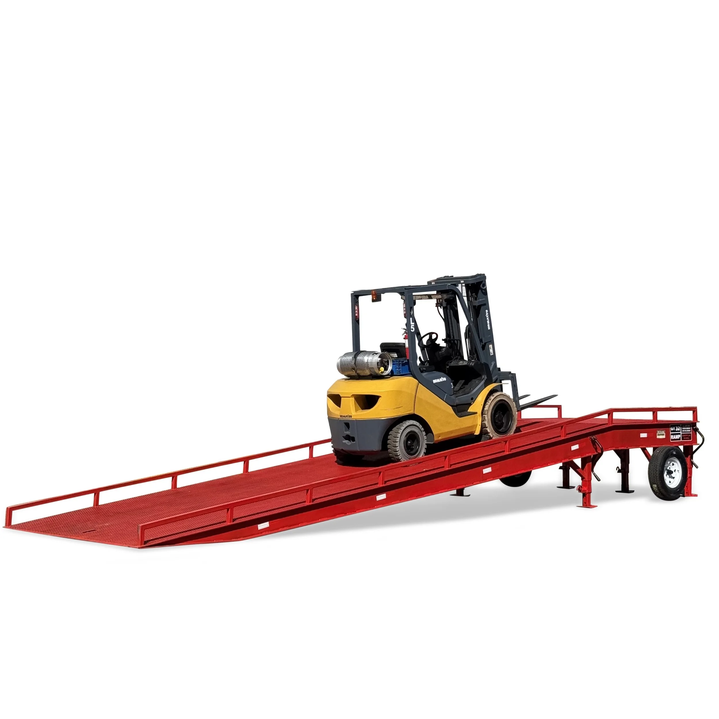 GT32 portable loading ramp for forklift access to trucks and shipping containers