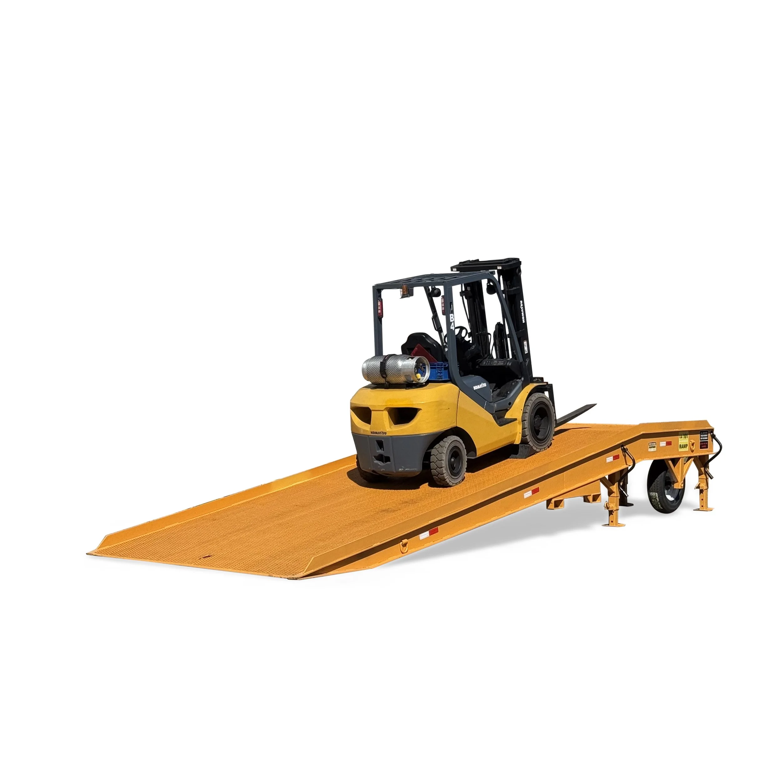 WIDE LQ101 45,000lbs Portable Yard Ramp - 101" Wide - 27-Ft - Loading Dock Ramp