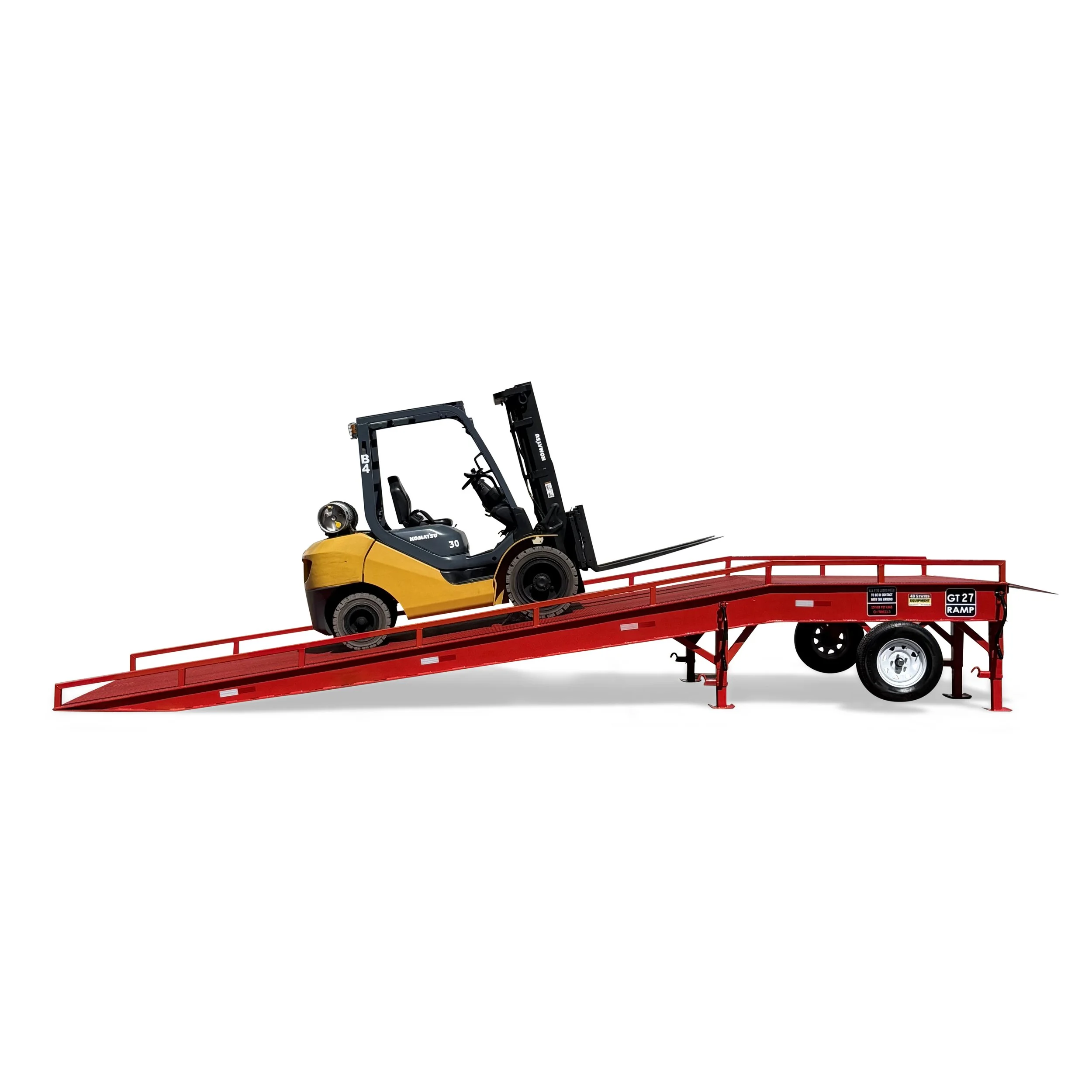 GT27 45,000lbs Portable Yard Ramp - 26-Ft - 91