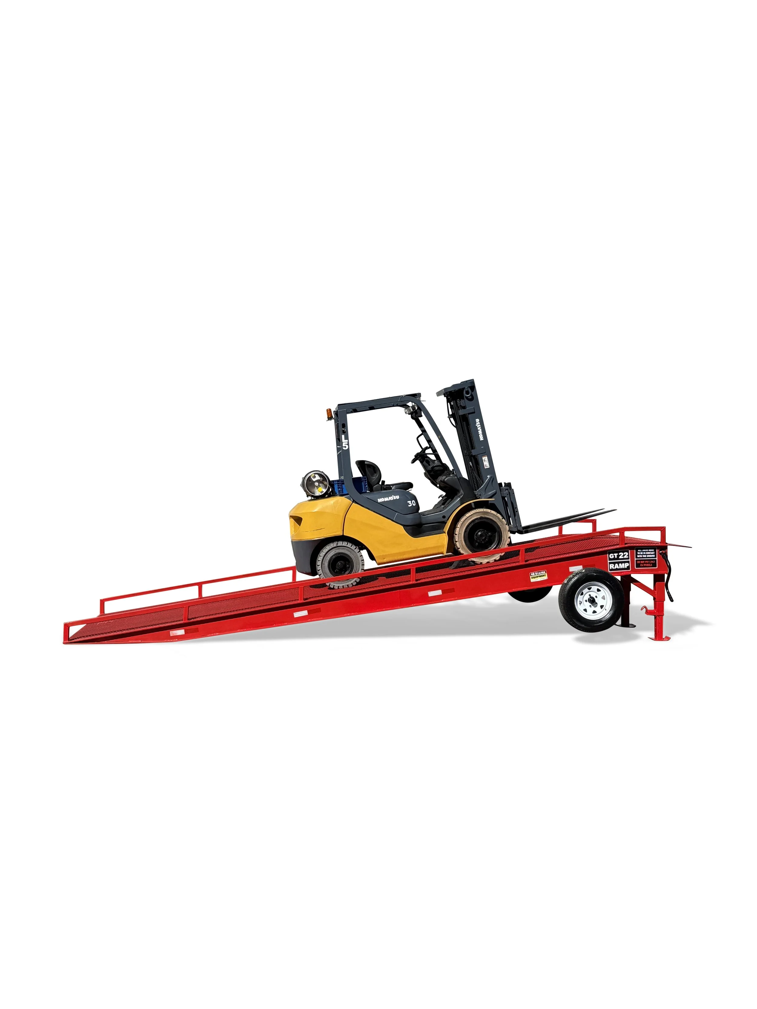 GT22 32,000lbs Portable Yard Ramp 22-Ft - Loading Dock Ramp