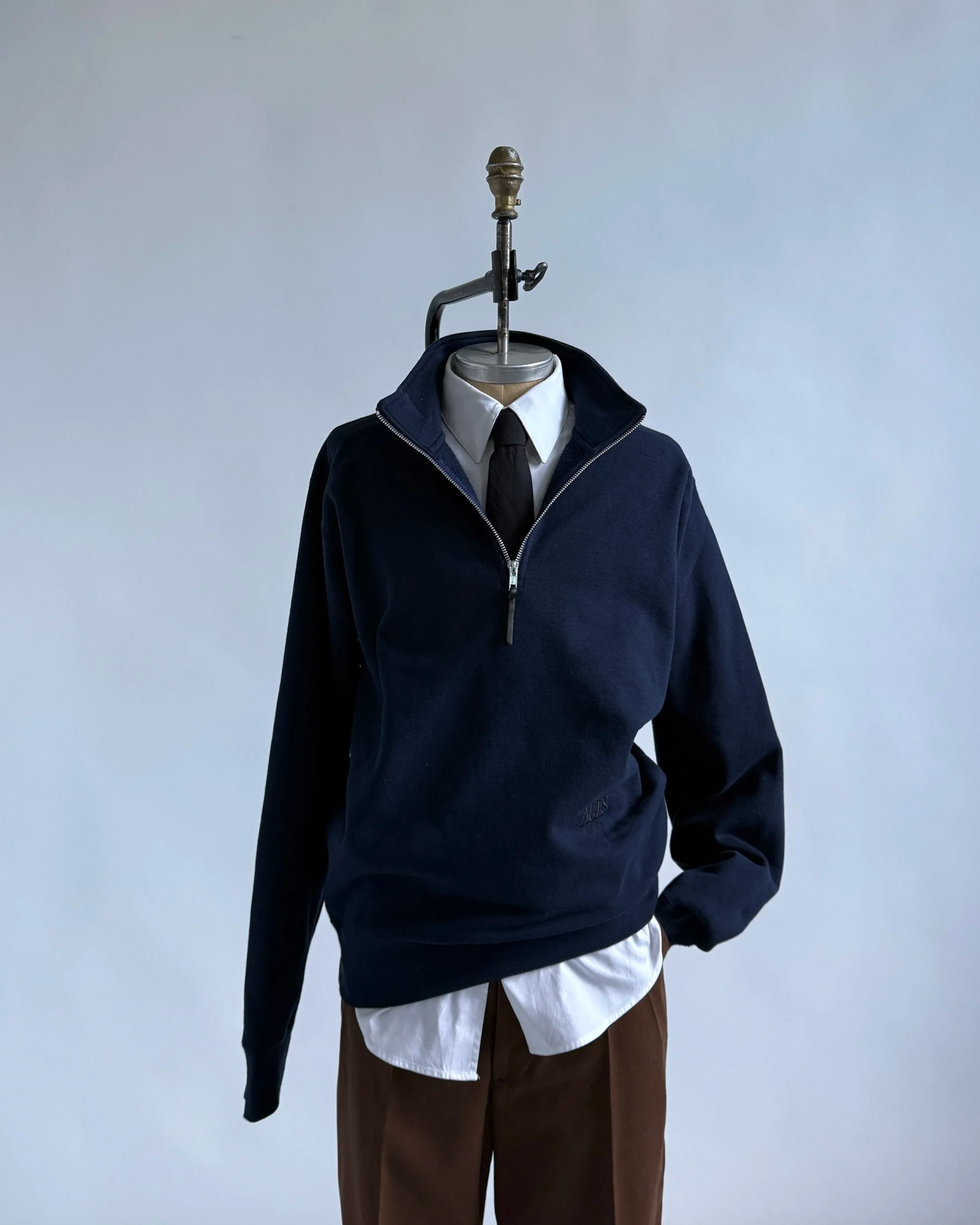 1/4 Zip Sweatshirt Navy