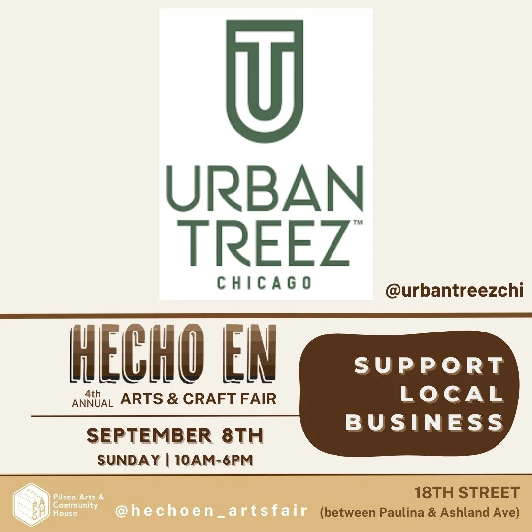 We are so happy and proud to be on a stretch of 18th that has a strong business community. Be sure to stop in and support them while visiting.
All of these locations are between Wood &amp; Ashland, through out HECHO EN!

@urbantreezchi is one of our 