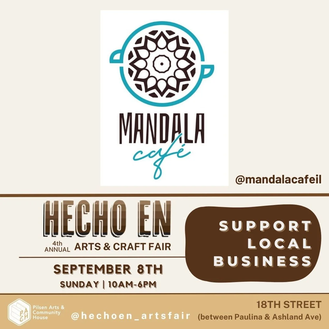 We are so happy and proud to be on a stretch of 18th that has a strong business community. Be sure to stop in and support them while visiting.
All of these locations are between Wood &amp; Ashland, through out HECHO EN!

@mandalacafeil has that Cafe 