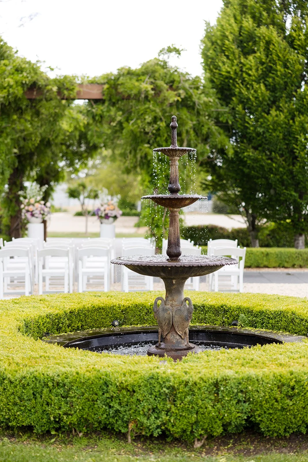 Fountain at Pialligo Estate