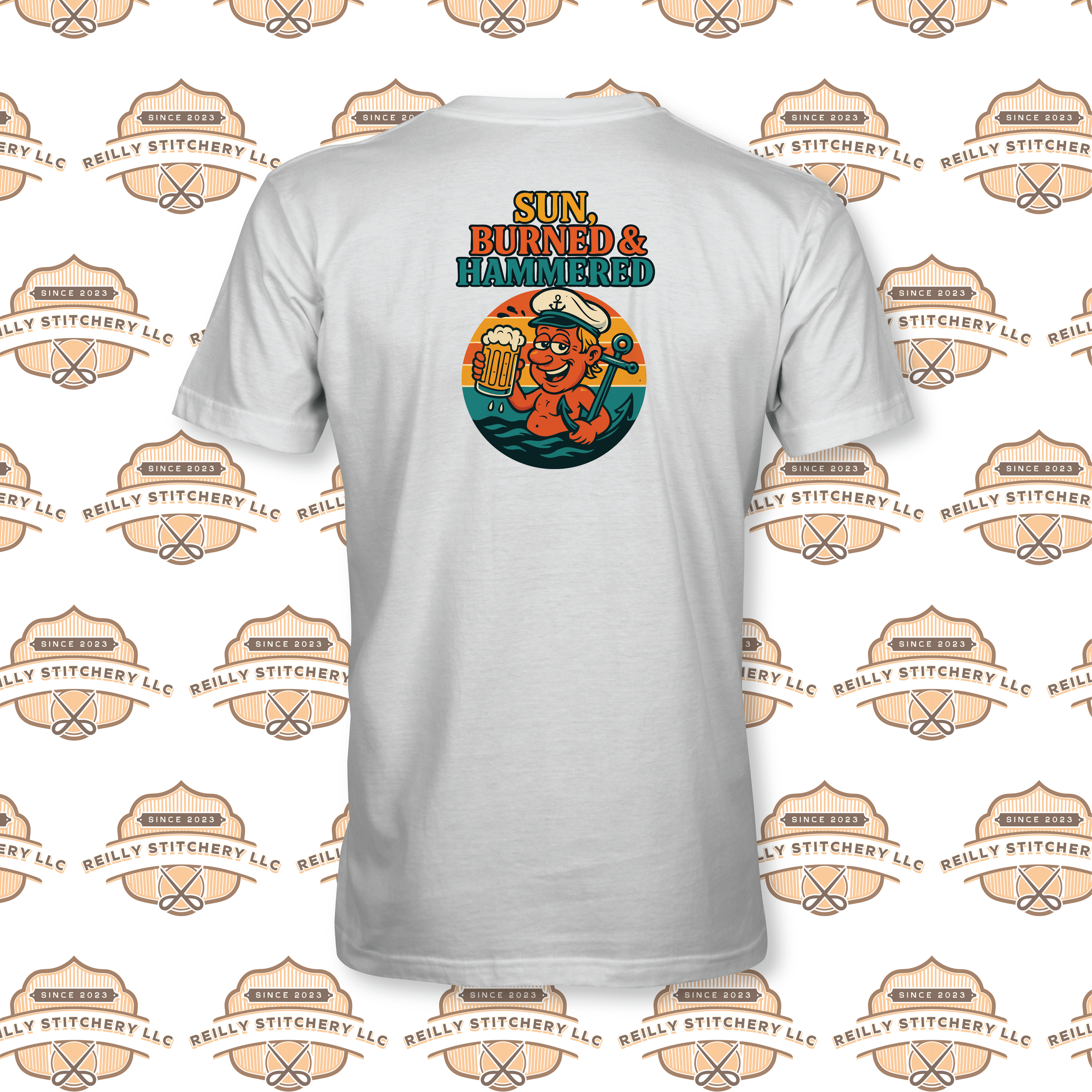 Drunk Captian Vibes Showcase_Mens Back Tee.png