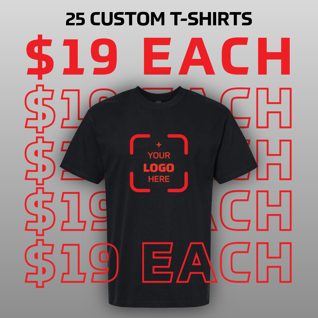 Custom T-Shirt Pack — Gildan 5000