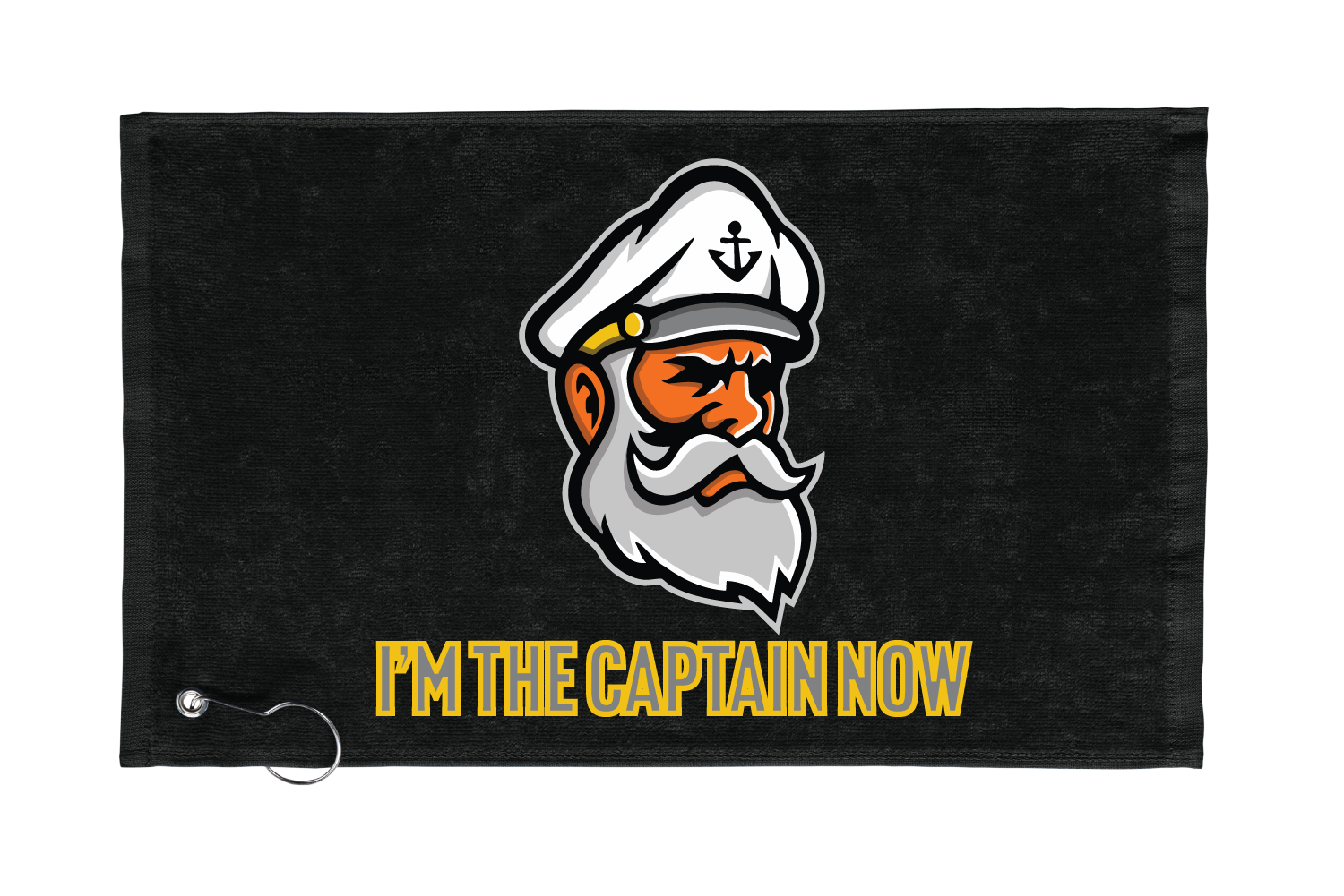 Grommeted Hemmed Towel Black.png