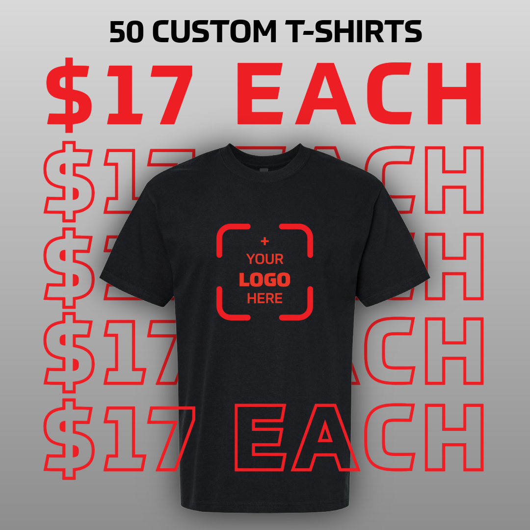Custom T-Shirt Pack — Gildan 5000