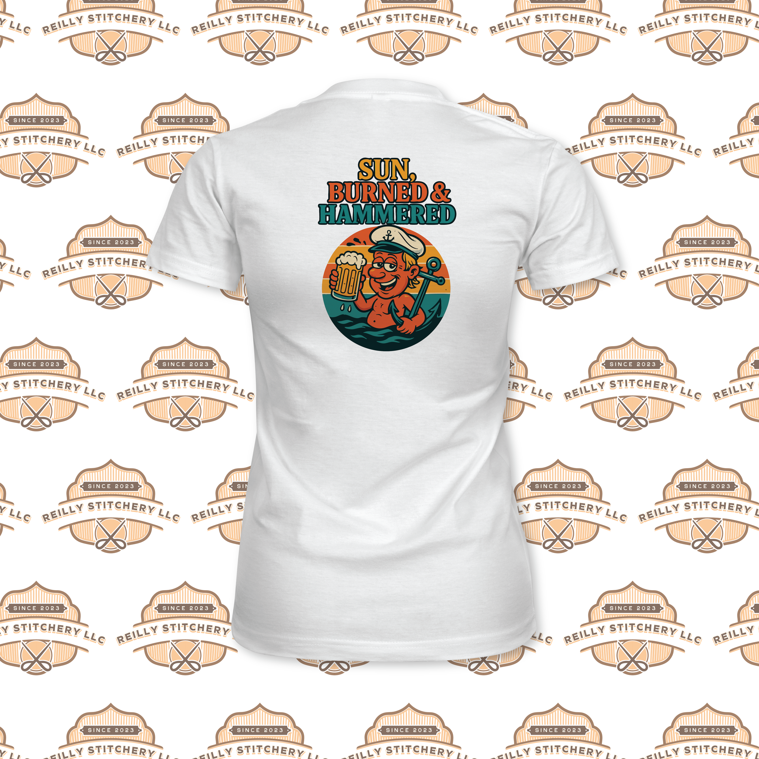 Drunk Captian Vibes Showcase_Womens Back Tee.png