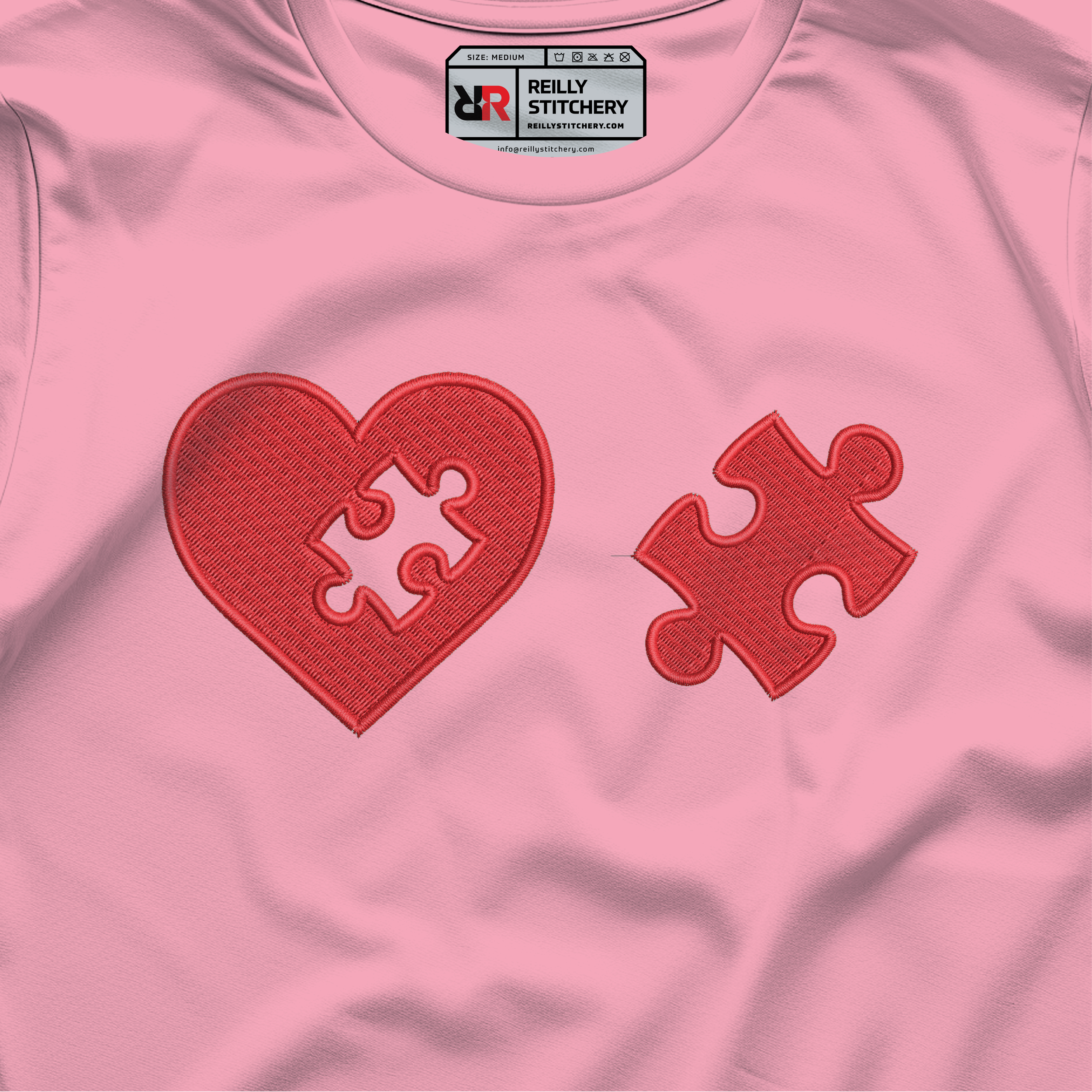 Matching Puzzle Heart Couple Hoodies (Set of 2)