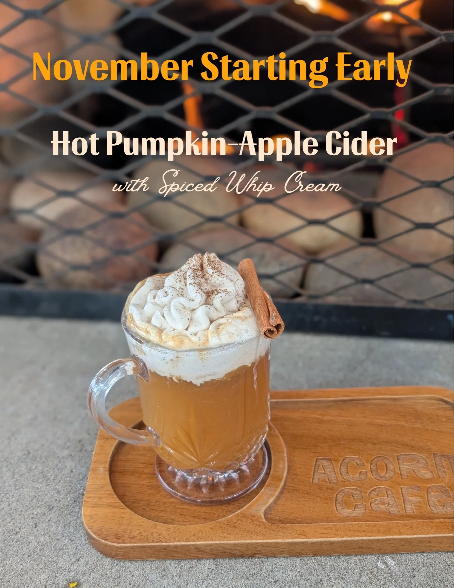 Craving something seasonal? 🍂

We couldn&rsquo;t wait to roll out more fall favorites that will hit the spot 😌

#falltreats #psl #cozyseason #acorncafe #healdsburg