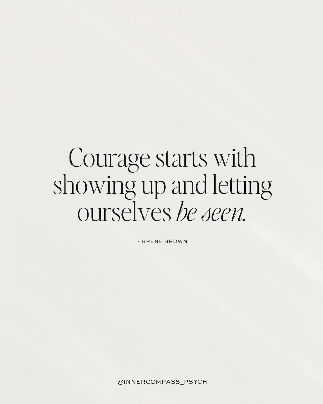Healing takes bravery &mdash; not the absence of fear, but the willingness to feel it and keep going.
You are more courageous than you know. #MentalHealthMatters #TherapistThoughts #CourageToHeal #InnerStrength