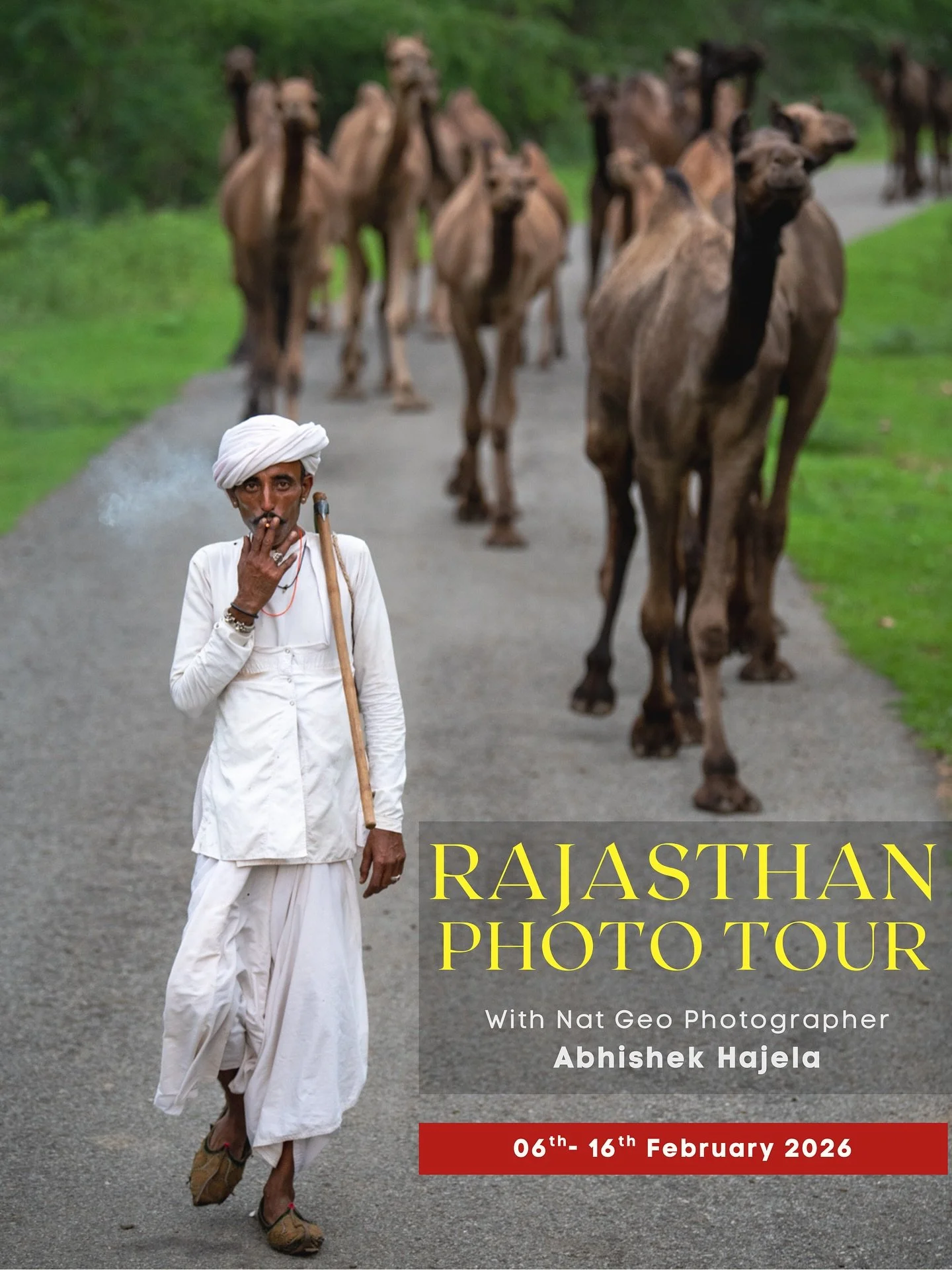 Announcing the Rajasthan Photo Tour, India!

DATES: 06th to 16th February 2026

Join me on an exclusive photographic journey through the heart of India&rsquo;s most vibrant state: Rajasthan.

We&rsquo;ll begin by taking a deep dive into the bustling,