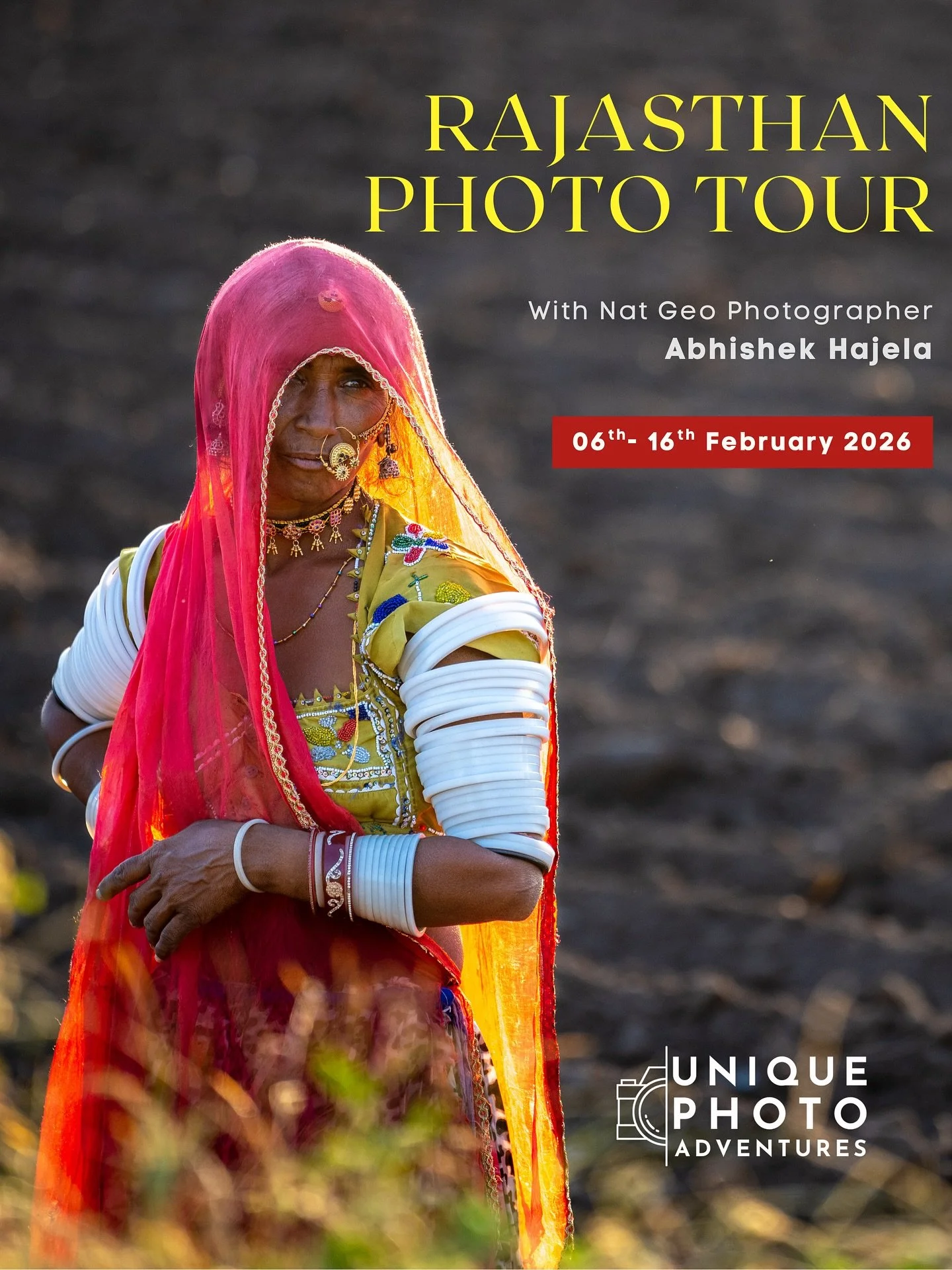 Filling fast &mdash; Rajasthan Photo Tour, India!

DATES: 06th to 16th February 2026

Join me on an exclusive photographic journey through the heart of India&rsquo;s most vibrant state: Rajasthan.

We&rsquo;ll begin by taking a deep dive into the bus