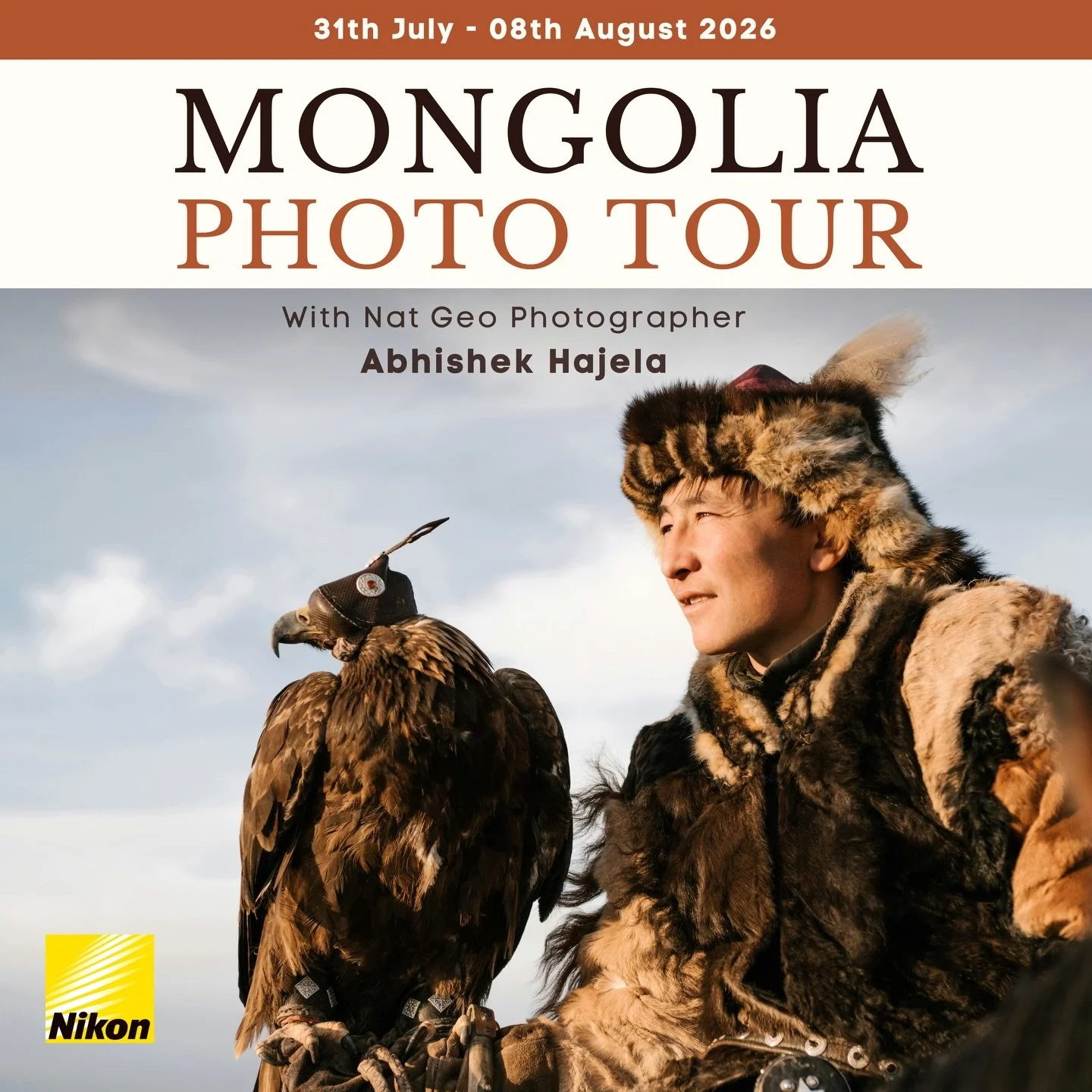 Join us for a once in a lifetime photo expedition into the heart of Mongolia.

Dates: 31st July - 08th August 2026
DM for details/ link in bio

This immersive Mongolia photography tour takes you deep into the remote Altai Mountains, living and photog