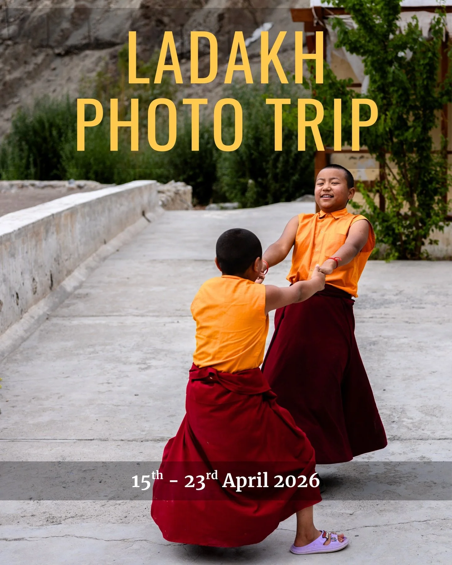 Join us for a photography journey to the highlands of Ladakh during the magical Apricot Blossom season.

Dates: 15th &ndash; 23rd April 2026
DM for details / Link in bio

This immersive Ladakh photo expedition takes you deep into Himalayan villages f