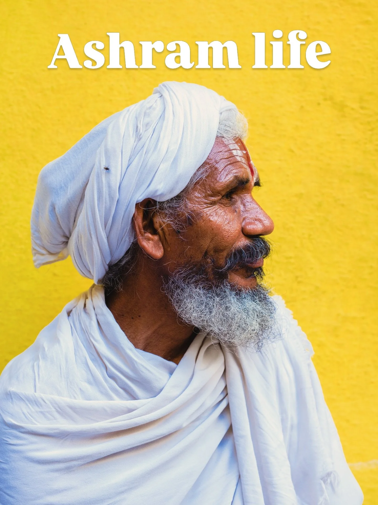 Not every story in Varanasi lives on the ghats &mdash; some live quietly in places like this.

At this small Ashram near the Ganges, time moves slower.
Elderly saints, weathered walls, silent rituals, and traditions carried through generations.

This
