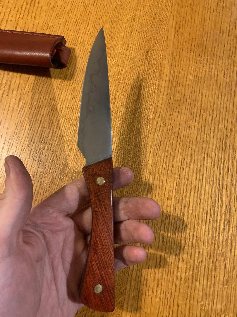 re-handle a knife