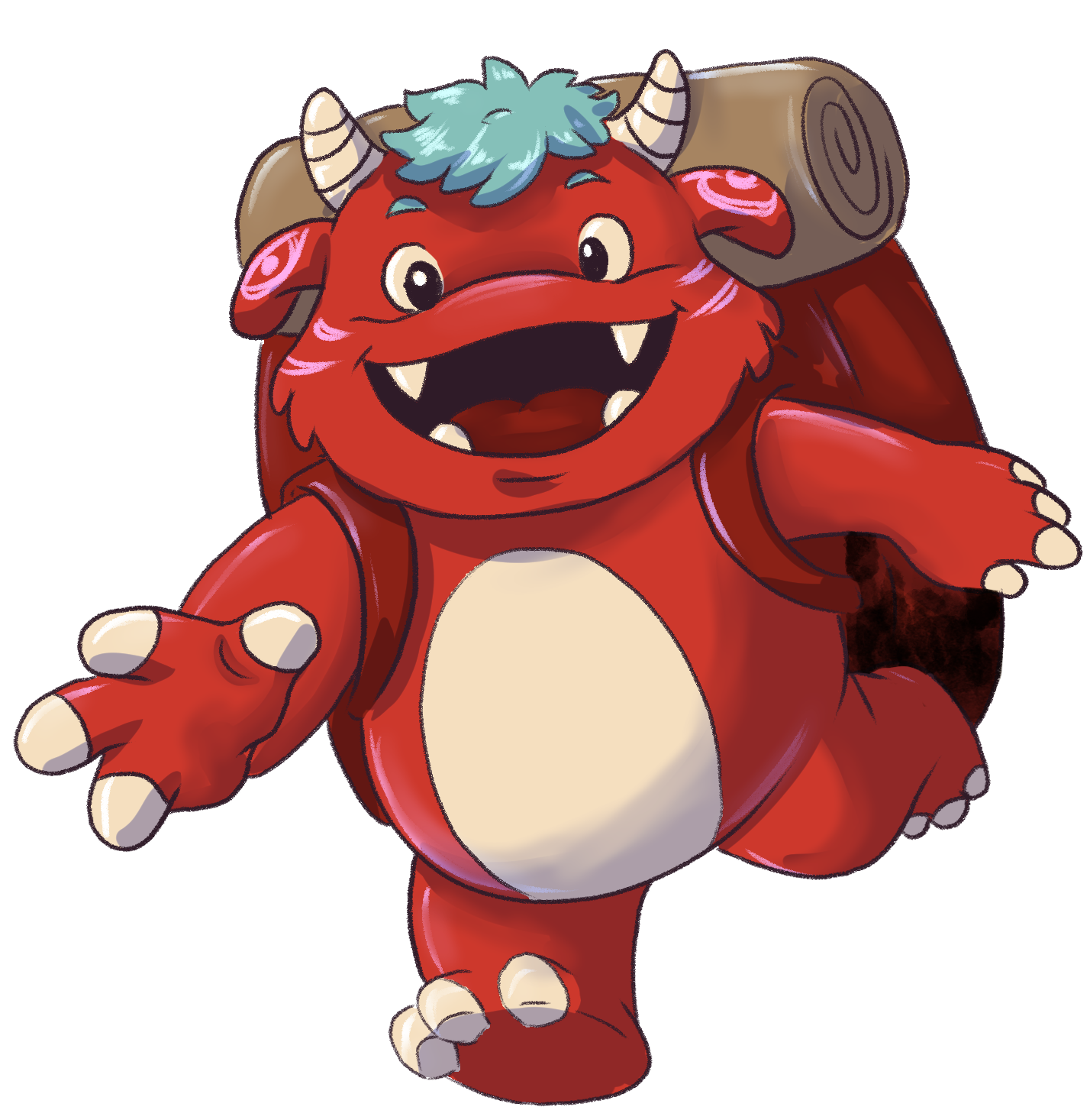 Monster running Cover red.png