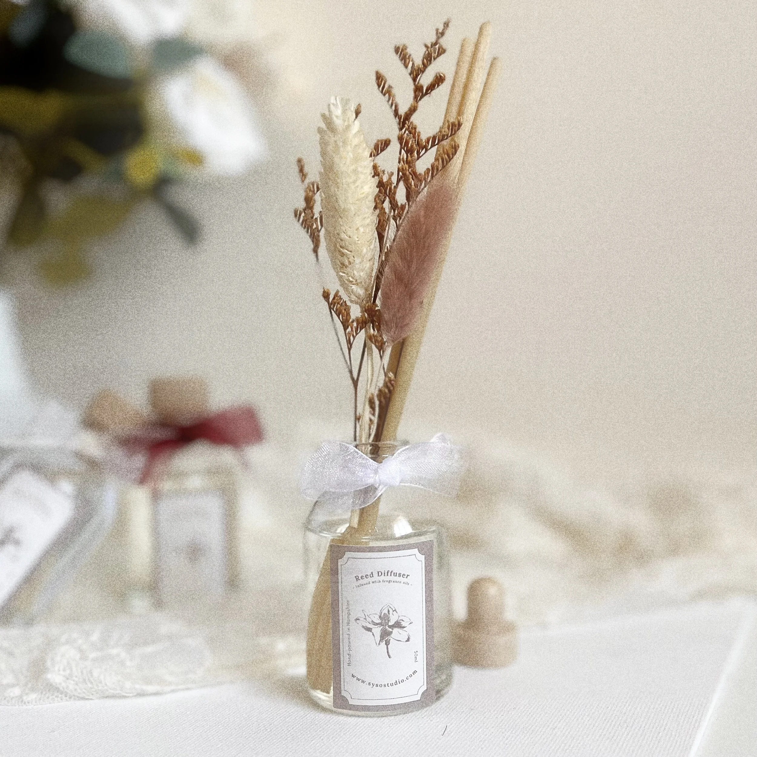 White Peach Blossom Botanical Diffuser