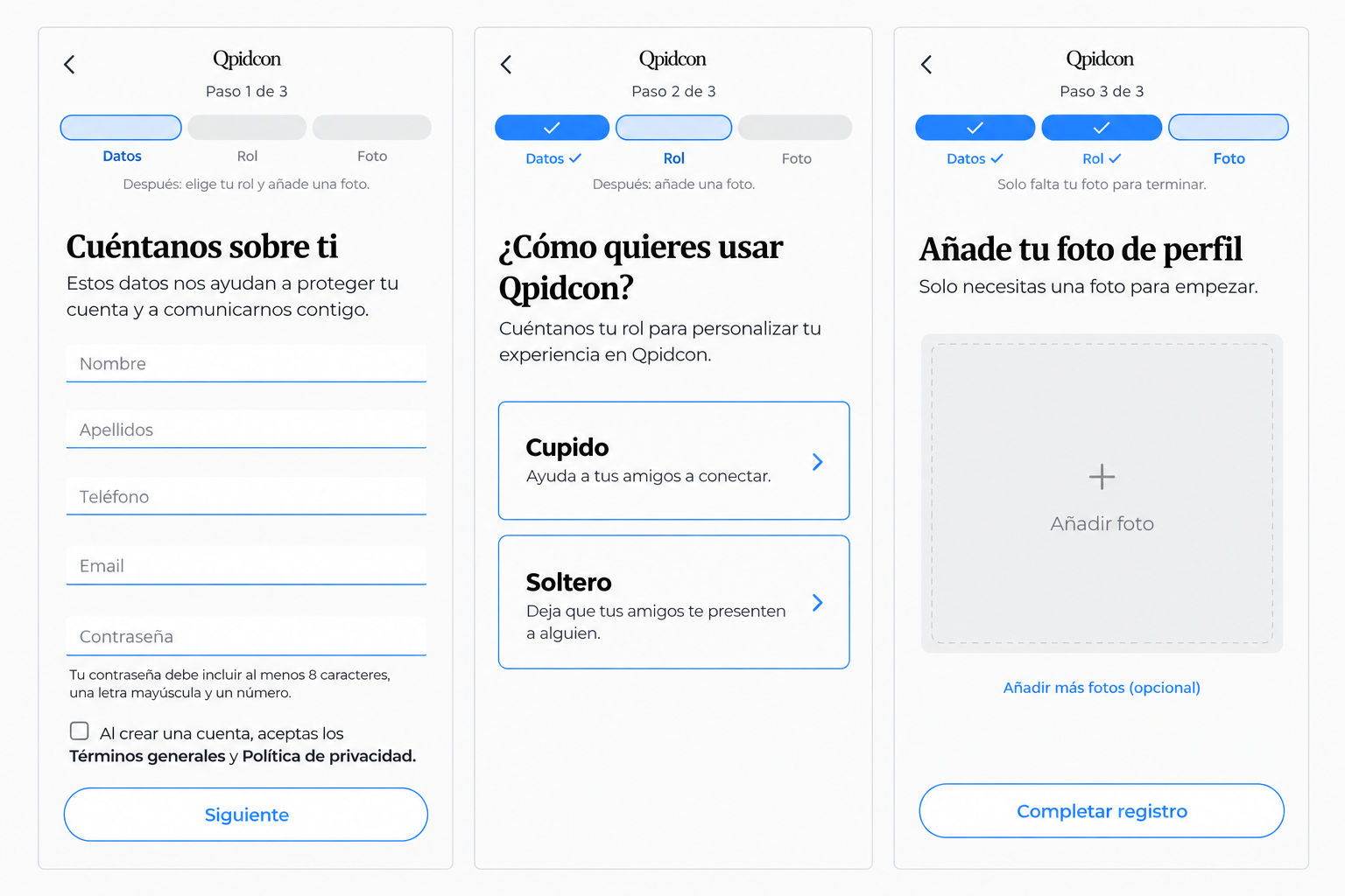 Una foto, tres pasos: cómo queremos hacer más fácil empezar en Qpidcon