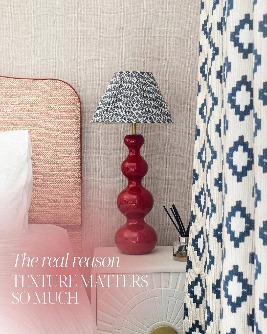 This is why I love choosing unique pieces and intentional textures, they shape the mood of a room and elevate everyday living without you even realising. 

#InteriorDesign #HomeStyling #TextureDesign #DesignDetails #SurreyInteriors #MoodMaking #Style