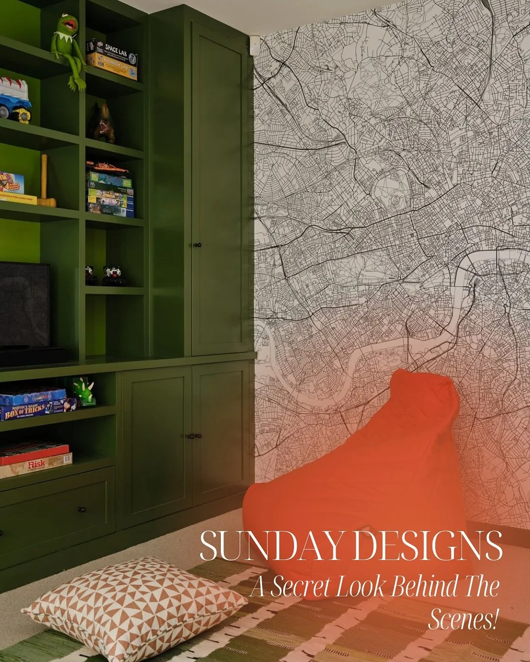 BEHIND THE SCENES! 

I love to show you the process, so design feels more approachable than intimidating ✨

This playroom started long before the furniture arrived! 
From mood boards, exploring layout options, colours, materials,  every detail is des