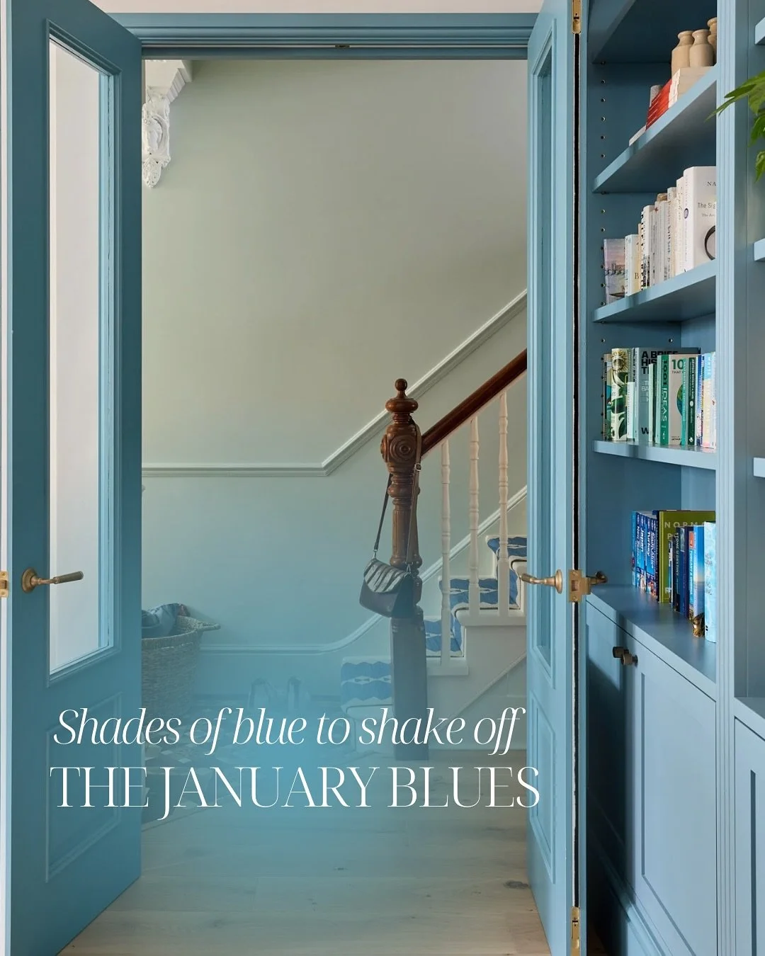 As we say farewell to the January blues, let&rsquo;s embrace the blue we so wished to see outside. We may not be able to control the weather but we can brighten up our homes 💙🩵☁️

#bluepaint #bluepillow #blueinteriors #bluewallpaper #childrensinter