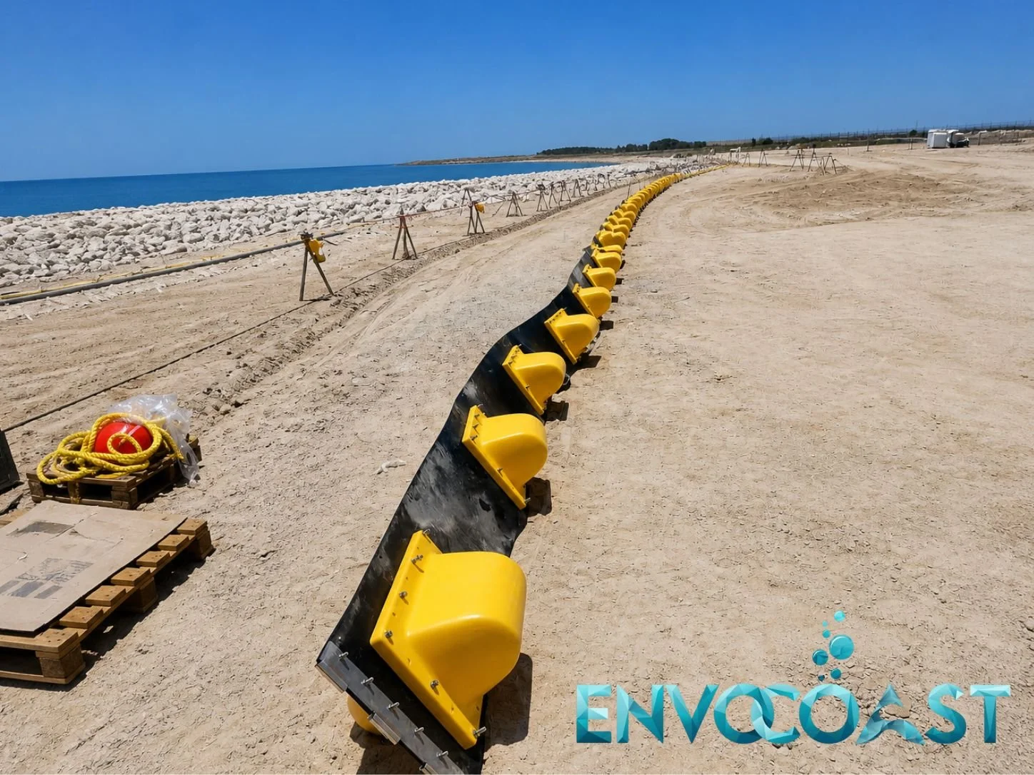 Coastal protection operations by Envocoast in KSA