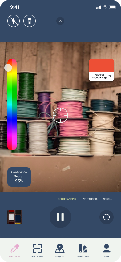 Colour Picker - Deuteranopia Shift