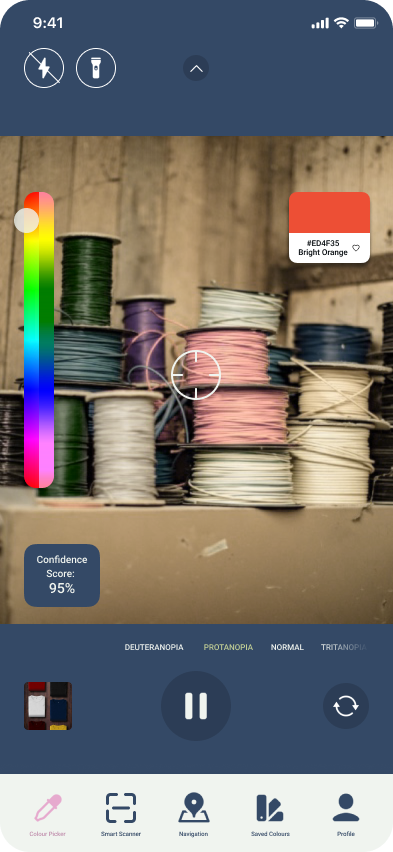 Colour Picker - Protanopia Shift