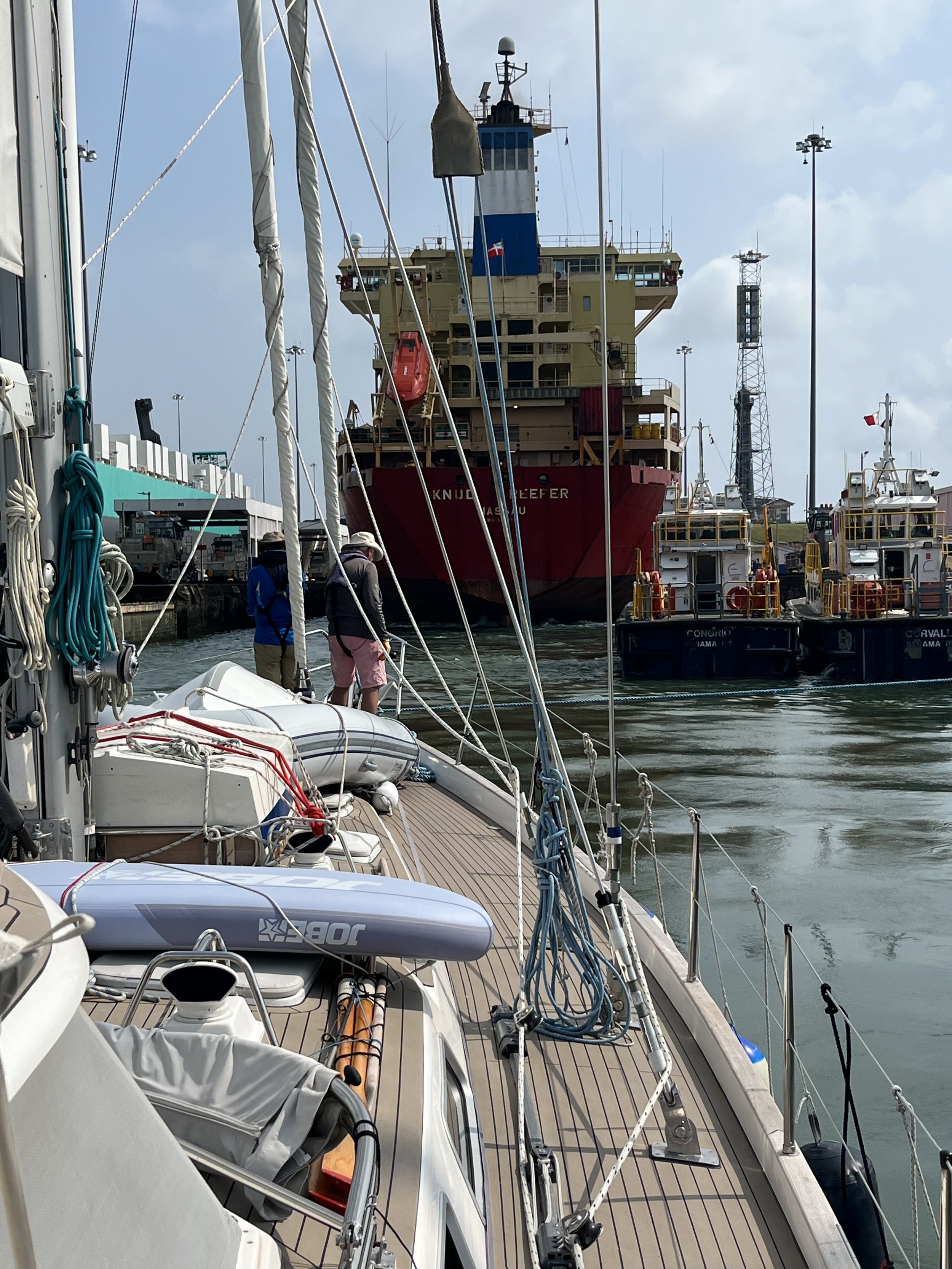 Transiting the Panama Canal 18 March 2024.