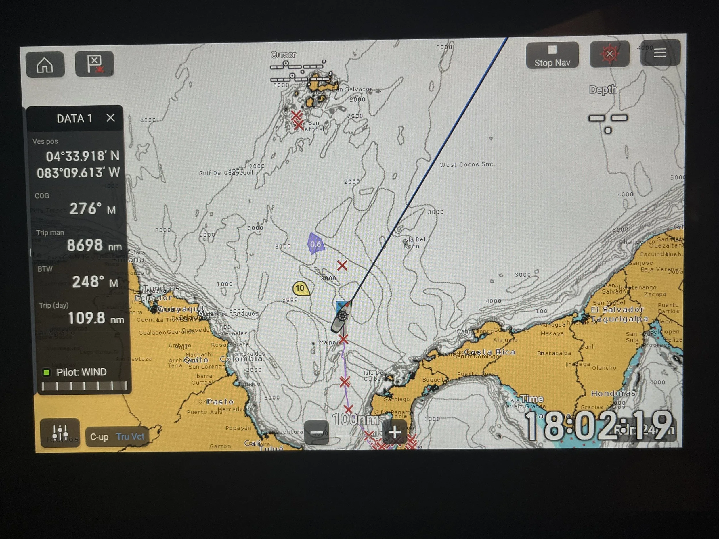 En Route to the Galapagos -8 April 2024
