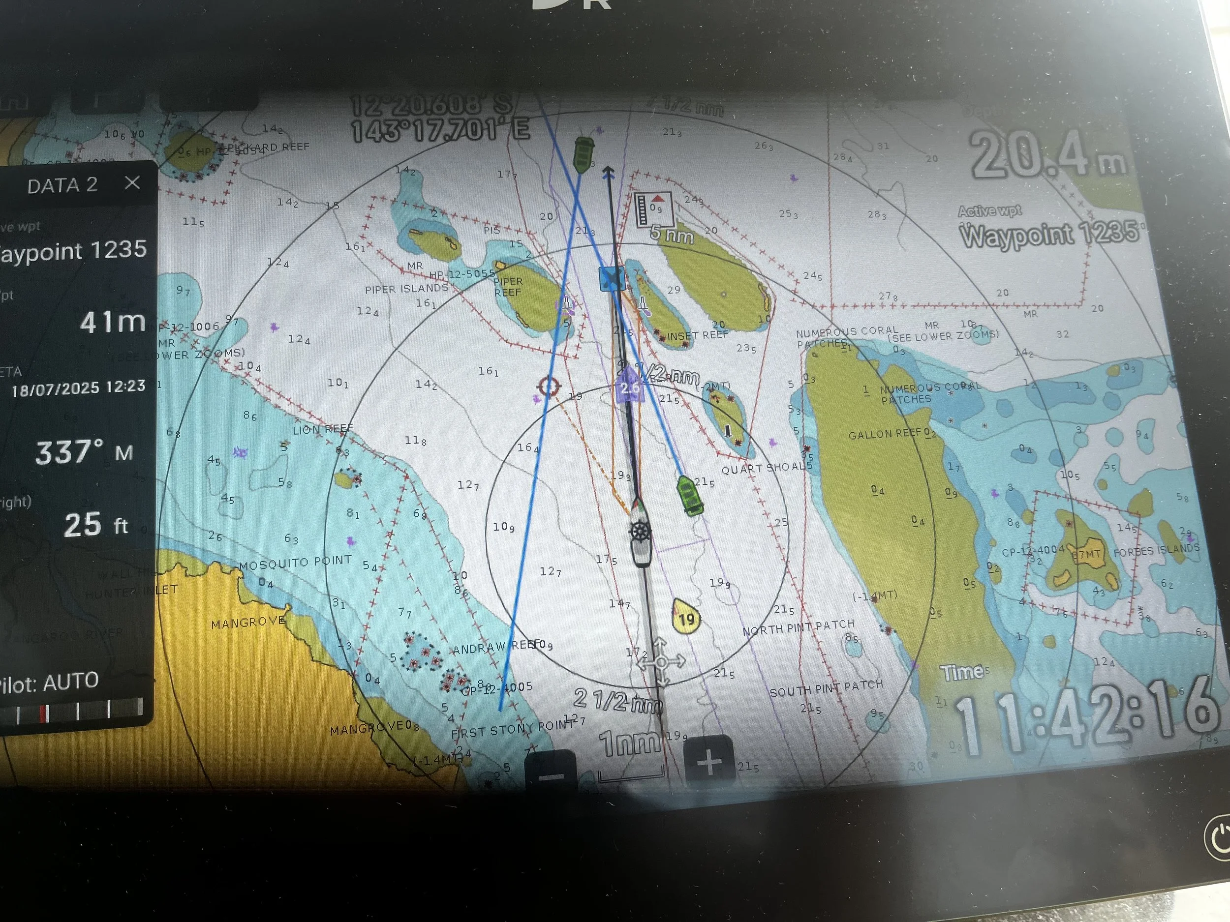 Year 2 18 July 2025 –Great Barrier Reef – Indonesia – up the inside shipping lane channels