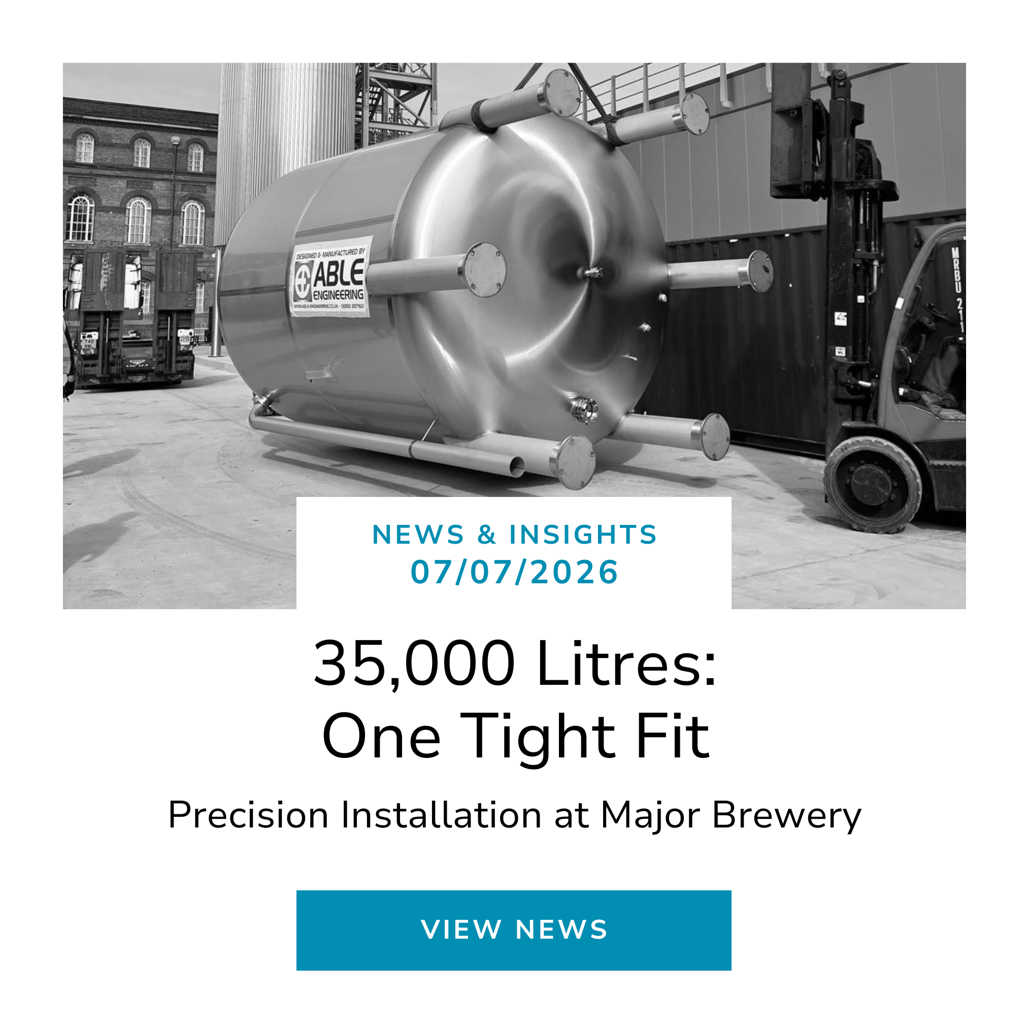 07/07/2026 - 35,000 Litres: One Tight Fit