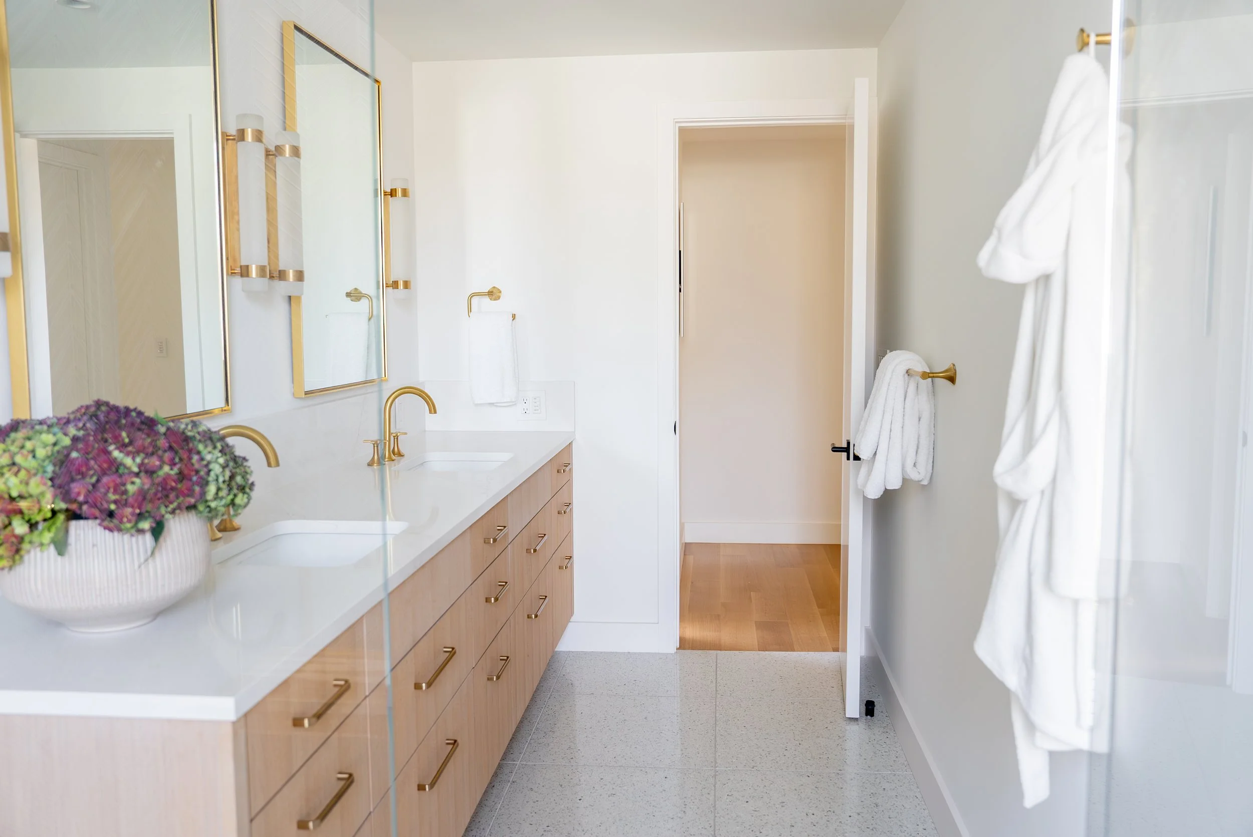 Cheri Etchelecu Interior Design Services Texas & Beyond | Guest Bath Design